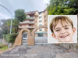 Viterbo - Via Palmanova dove viveva Artem Shyliuk