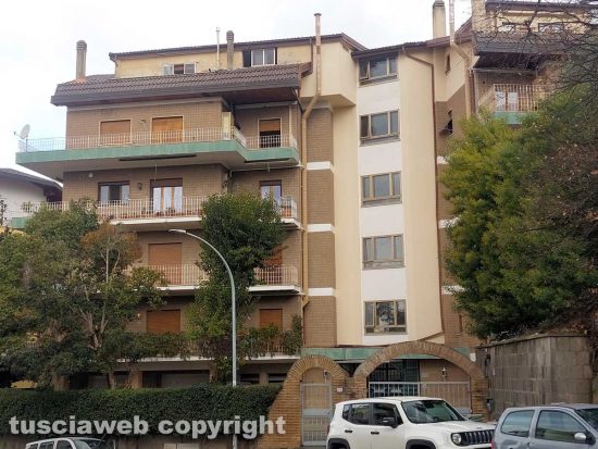 Viterbo - Via Palmanova dove viveva Shyliuk Artem