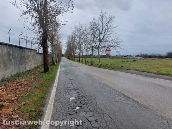Viterbo - Le condizioni di strada Terme
