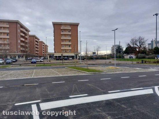 Viterbo - Il parcheggio al tribunale