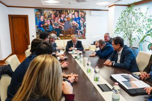 Roma - I sindaci del lago di Bolsena incontrano Francesco Rocca