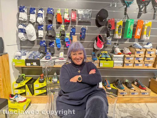 Viterbo - Chiusura del Padel Planet - La proprietaria Manuela Palumbo 