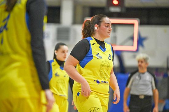 Giulia Tarroni in campo con la Domus Mulieris