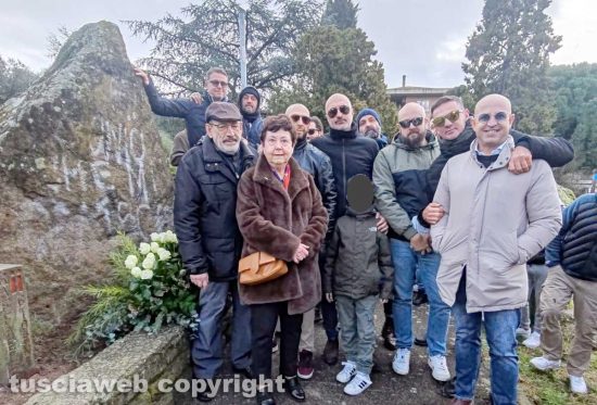Viterbo - Inaugurato il cippo in ricordo di Raffaele Giorni, a trent’anni dall’uccisione