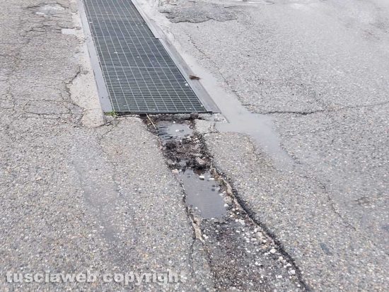 Viterbo - Le condizioni in cui versa la Cassia nord