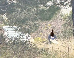 Civitavecchia - Calcinacci scaricati alla Ficoncella