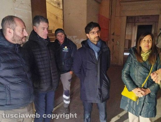 Viterbo - Sopralluogo all'ex Ospedale grande