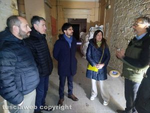 Viterbo - Sopralluogo all'ex Ospedale grande