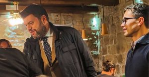 Alessandro Romoli al raduno di Forza Italia Giovani Viterbo