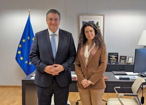 Apostolos Tzitzikostas e Antonella Sberna
