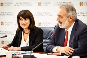 Roberta Angelilli e Francesco Rocca