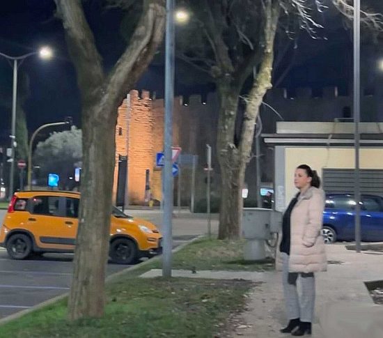 Viterbo - La sindaca Frontini a viale Trento