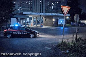 Viterbo - I carabinieri all'ospedale Santa Rosa