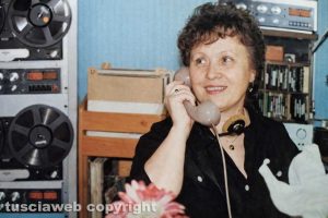 Francesca, al secolo Costanza Mezzetti, la voce storica di Radio Mediterraneo trasmissioni