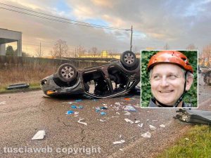 Viterbo - Scontro tra tre auto sulla Teverina - Massimo Olimpieri