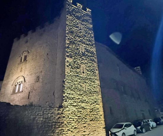 Viterbo – Fortezze - Illuminato un nuovo tratto delle mura civiche