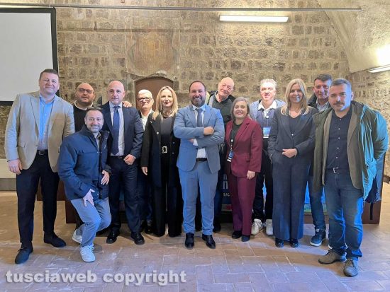 Diego Basile con la nuova segreteria della Uil Fp