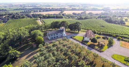 Il centro Verdeluce situato nella campagna di Montecchio nella Tuscia umbra