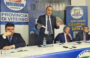 Viterbo - Alessandro Romoli, Enrico Costa, Francesco Battistoni e Giuseppe Fraticelli