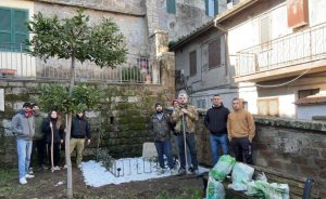 Vallerano - Interventi di sistemazione del Cippo dei Martiri delle Foibe