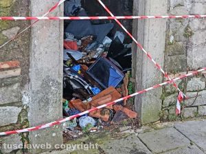 Viterbo - Il nastro in via delle Caprarecce