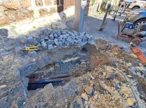 Scavo Talete - Operai al lavoro