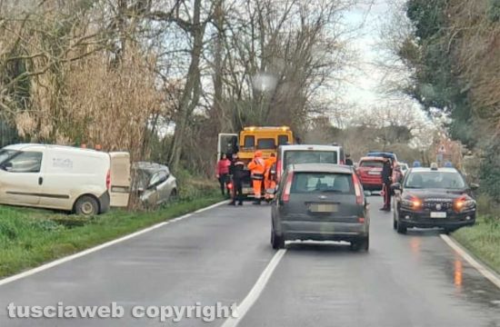 Marta - Auto fuori strada sulla Verentana