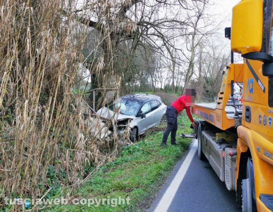 Marta - Auto fuori strada sulla Verentana