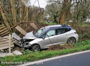 Marta - Auto fuori strada sulla Verentana