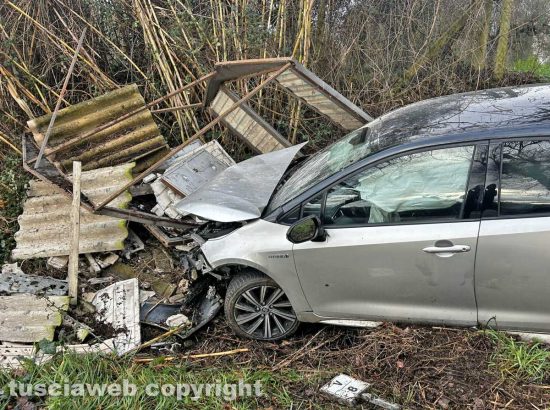 Marta - Auto fuori strada sulla Verentana