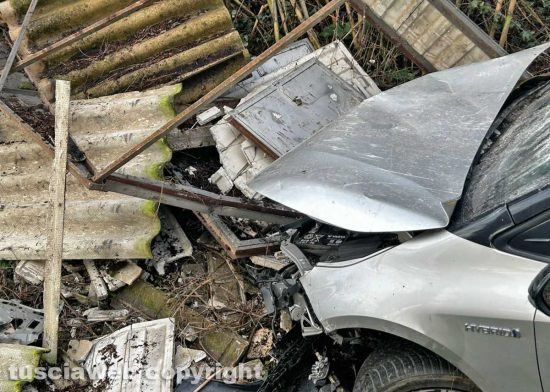 Marta - Auto fuori strada sulla Verentana