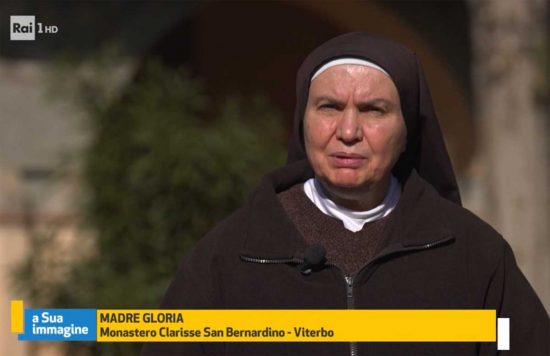 Viterbo - A Sua Immagine al monastero delle clarisse - Madre Gloria