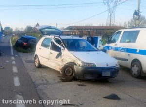 Viterbo - Scontro sulla Cassia Nord