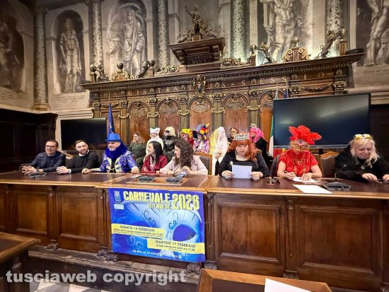 Viterbo - Carnevale - Sergio Saggini, Gian Marco Egidi, Lucio Matteucci, Katia Scardozzi, Chiara Frontini, Enrico Bruzzichini, Daniela Merlini e Antonella Ferretti