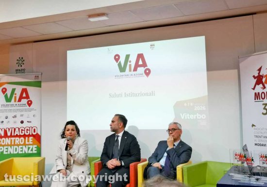 La sindaca Chiara Frontini, Sergio Piemonte presidente Modavi e il prefetto Sergio Pomponio