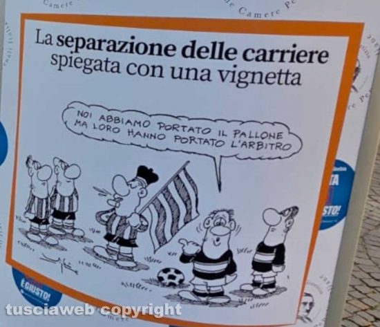 Referendum sulla separazione delle carriere dei magistrati - L’iniziativa “129 piazze per il sì” 
