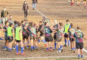 I Lions festeggiano la vittoria