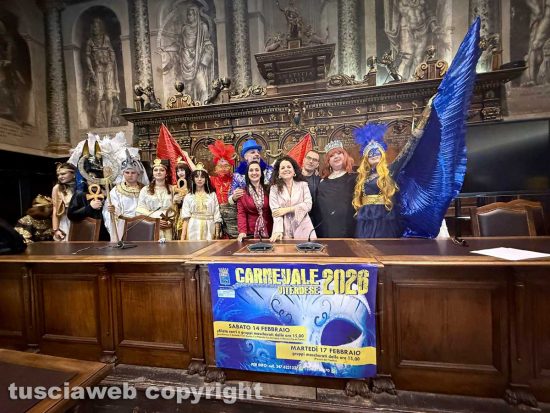 Viterbo - La presentazione del Carnevale