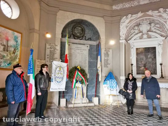 Bagnaia - Esposizione della foto delle bandiera della prima Guerra Mondiale