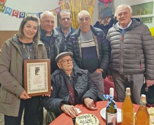 Corchiano - Ernesto Di Giuseppe festeggia 100 anni