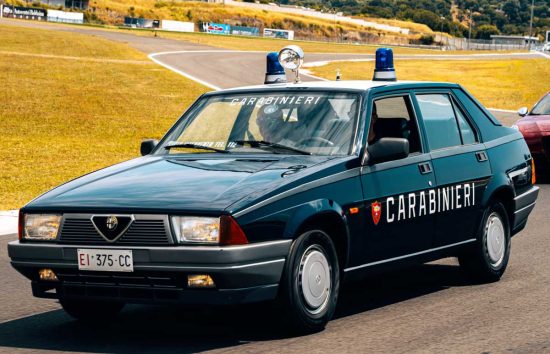 La Alfa Romeo 75 dei carabinieri di Giovanni Conti