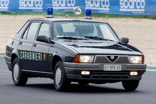 La Alfa Romeo 75 dei carabinieri di Giovanni Conti