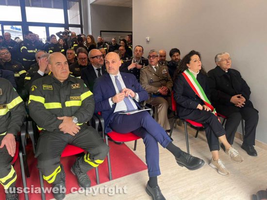 Viterbo - Vigili del fuoco - L'inaugurazione della sede
