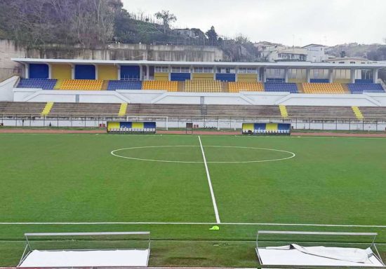 Lo stadio Mazzella dell'Ischia Calcio