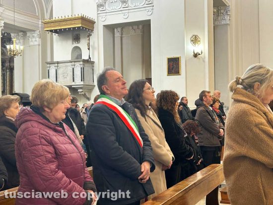 Orte - I funerali di Francesco Maria Carbonaro - Il sindaco Dino Primieri