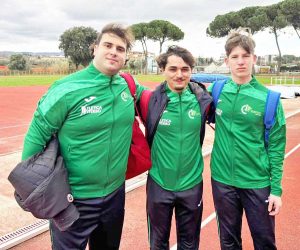 Gli atleti della Play Energia Atletica Viterbo
