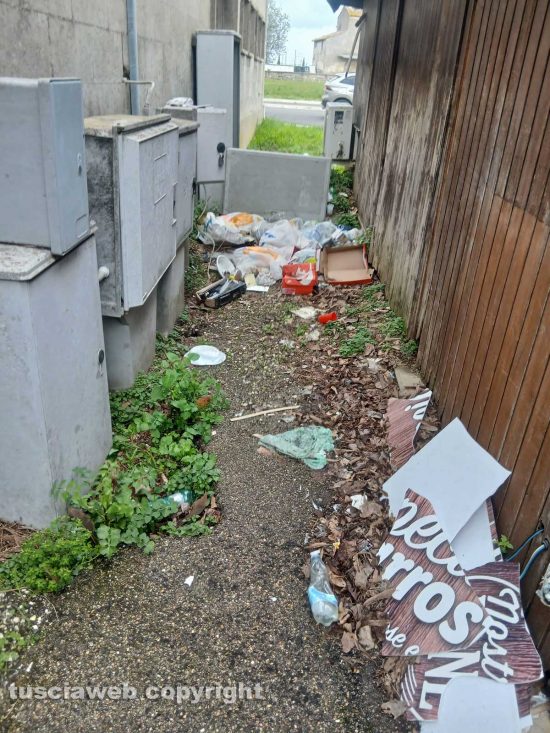 Viterbo - Degrado al cimitero di San Lazzaro