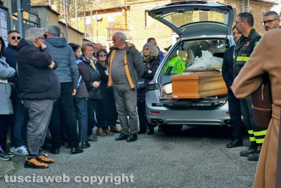 Corchiano - I funerali di Tamara Ricci