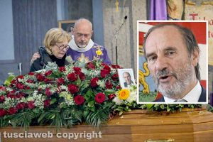 Viterbo - I funerali di Massimo Gemini alla Quercia