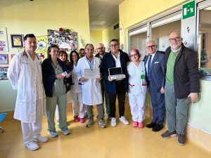 Viterbo - Donato un rilevatore di vene a pediatria